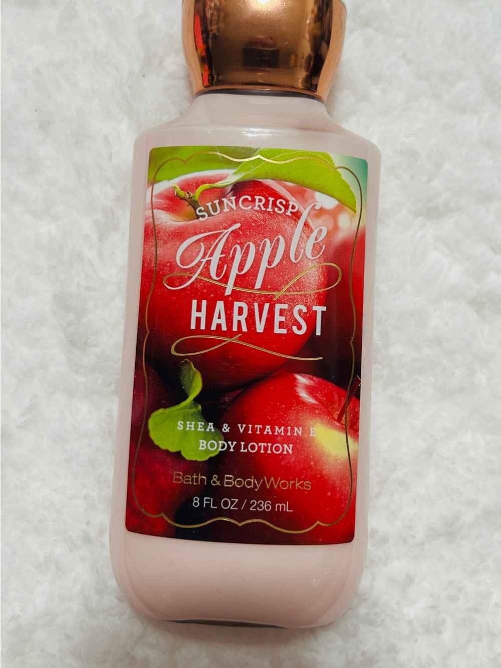 Bath & Body Works Suncrisp Apple Harvest Shea & Vitamin E Body Lotion - HTF